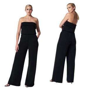 SPANX Airessentials wide leg strapless jumpsuit size XL